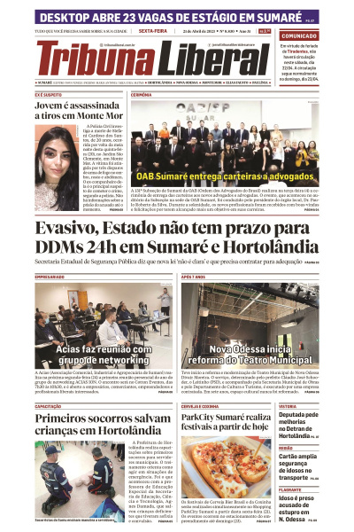 Tribuna Liberal - Edição de 21 de abril de 2023