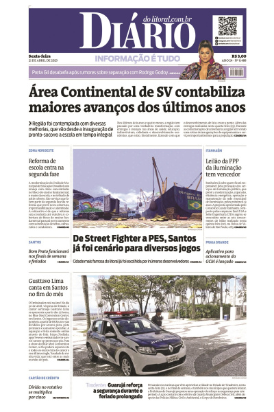 Diário do Litoral – Edição de 21 de abril de 2023