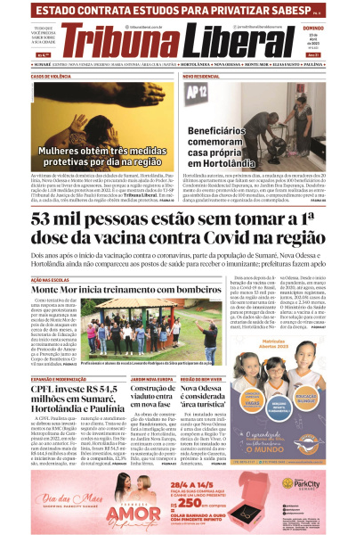 Tribuna Liberal - Edição de 23 de abril de 2023