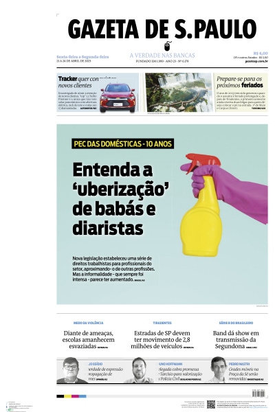 Gazeta de S. Paulo - Edição de 24 de Abril de 2023