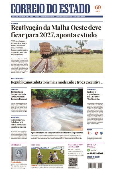 Correio do Estado - Edição de 27 de abril de 2023