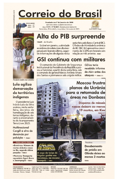 Correio do Brasil – Edição de 28 de abril a 02 de maio de abril de 2023