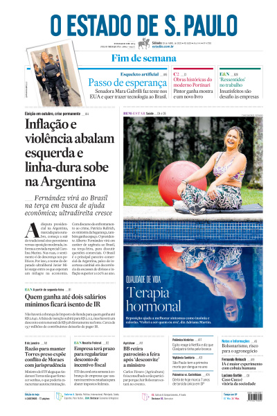 Estadão - Edição de 29 de Abril de 2023