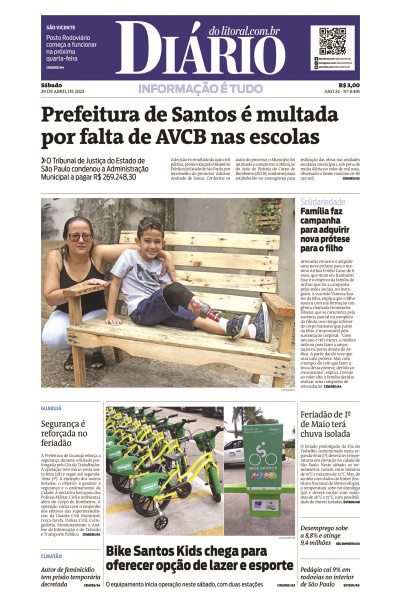 Diário do Litoral – Edição de 29 de abril de 2023