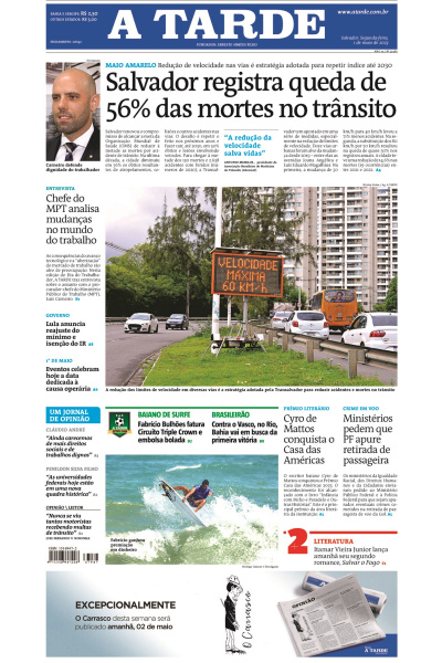 A TARDE - Edição de 01 de maio de 2023