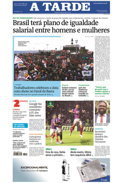 A TARDE - Edição de 02 de maio de 2023