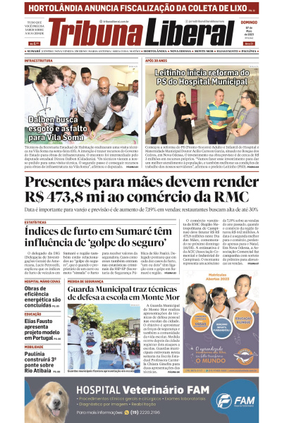Tribuna Liberal - Edição de 07 de maio de 2023