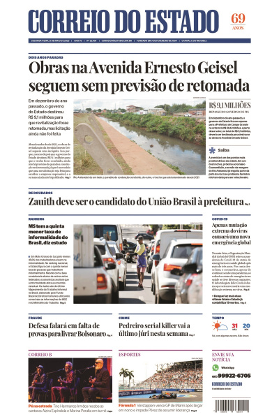 Correio do Estado - Edição de 08 de maio de 2023