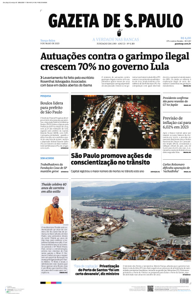 Gazeta de S. Paulo - Edição de 09 de Maio de 2023