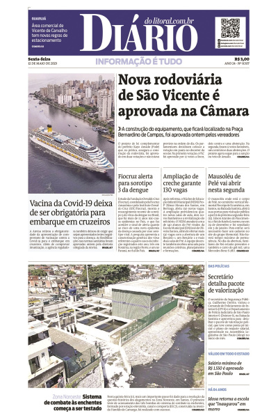 Diário do Litoral – Edição de 12 de maio de 2023