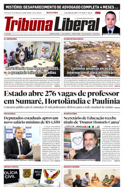 Tribuna Liberal - Edição de 12 de maio de 2023