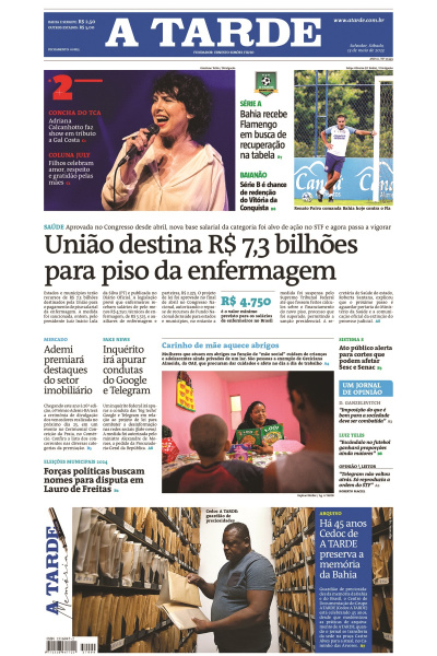 A TARDE - Edição de 13 de maio de 2023