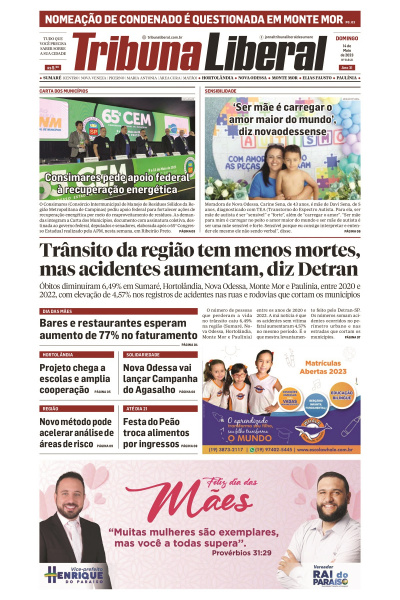Tribuna Liberal - Edição de 14 de maio de 2023