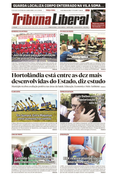 Tribuna Liberal - Edição de 16 de maio de 2023