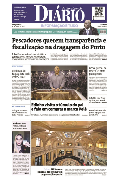 Diário do Litoral – Edição de 16 de maio de 2023