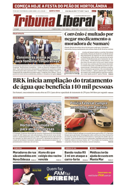 Tribuna Liberal - Edição de 18 de maio de 2023