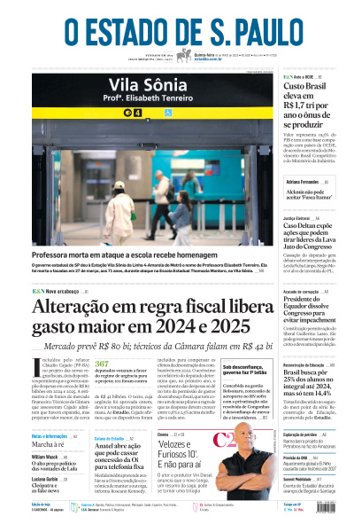 Estadão - Edição de 18 de Maio de 2023