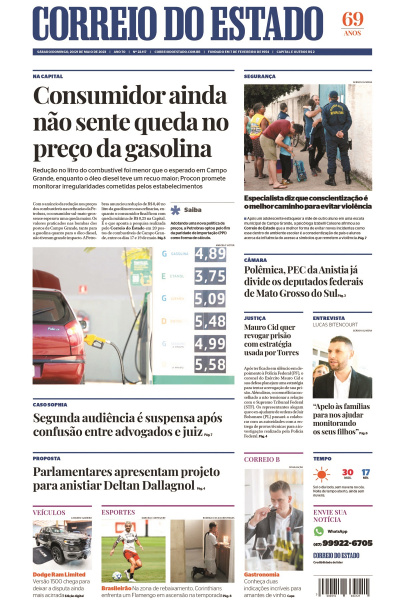 Correio do Estado - Edição de 20 e 21 de maio de 2023