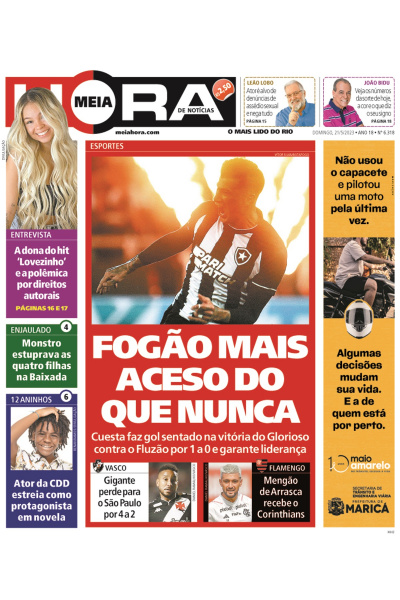 Meia Hora - Edição de 21 de maio de 2023