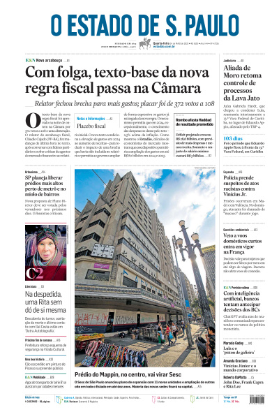Estadão - Edição de 24 de Maio de 2023