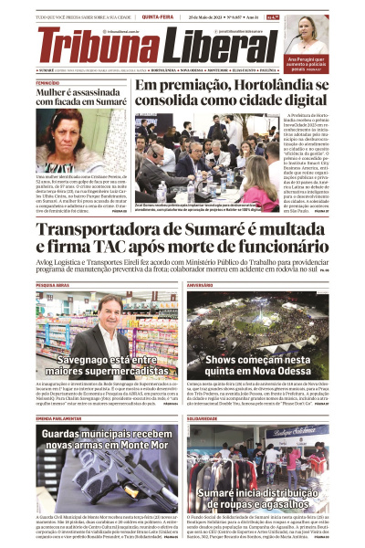 Tribuna Liberal - Edição de 25 de maio de 2023