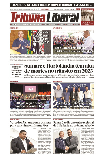 Tribuna Liberal - Edição de 26 de maio de 2023