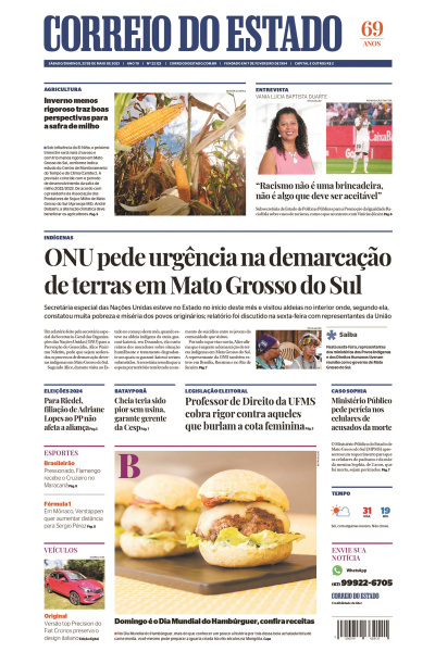 Correio do Estado - Edição de 27 e 28 de maio de 2023