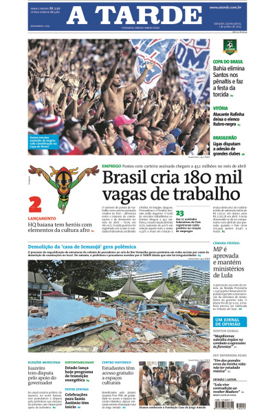 A TARDE - Edição de 01 de junho de 2023