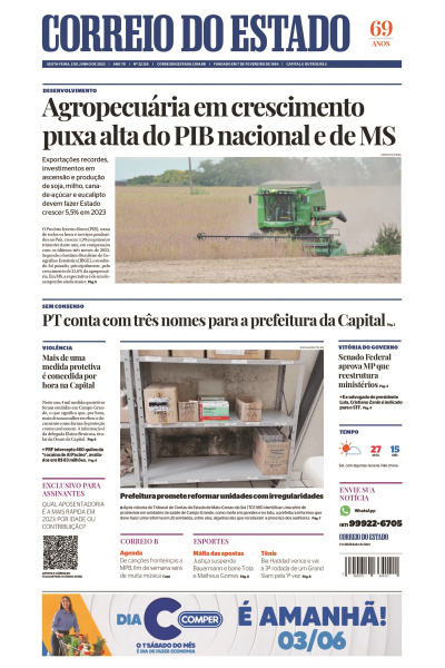 Correio do Estado - Edição de 2 de junho de 2023