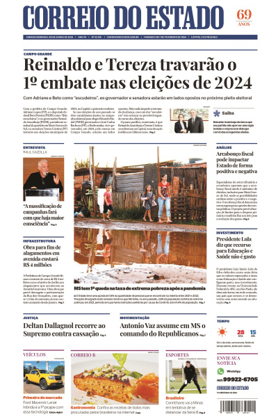 Correio do Estado - Edição de 3 e 4 de junho de 2023