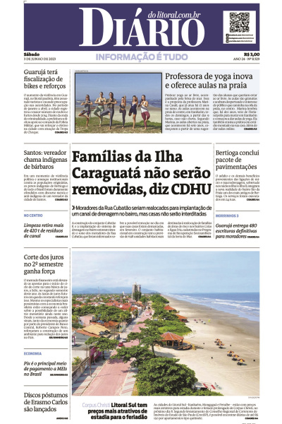 Diário do Litoral – Edição de 03 de junho de 2023
