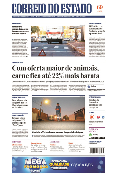 Correio do Estado - Edição de 08 de junho de 2023