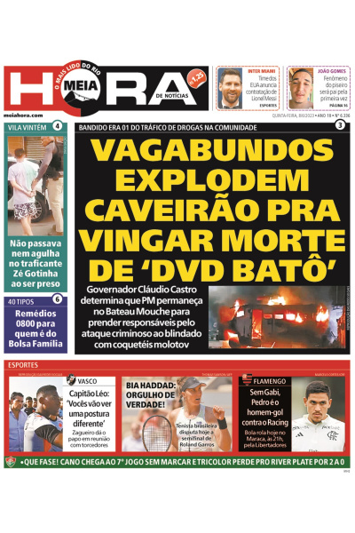 Meia Hora - Edição de 08 de junho de 2023