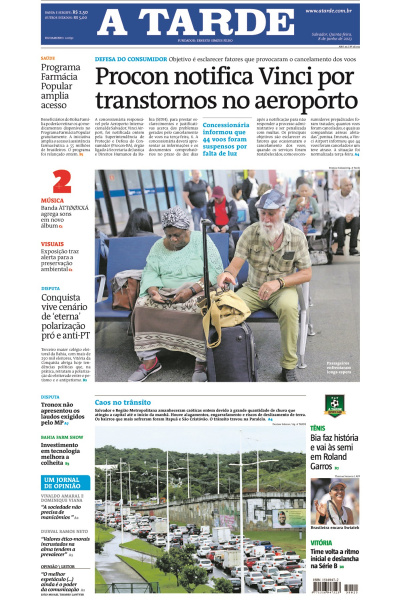 A TARDE - Edição de 08 de junho de 2023