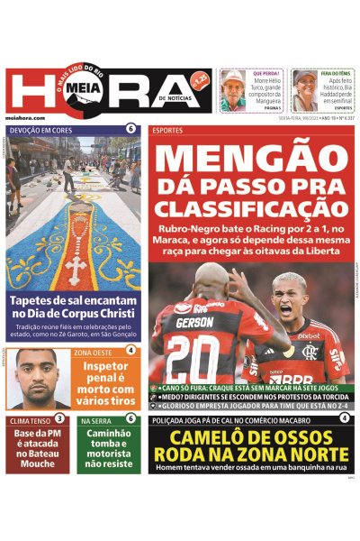 Meia Hora - Edição de 09 de junho de 2023