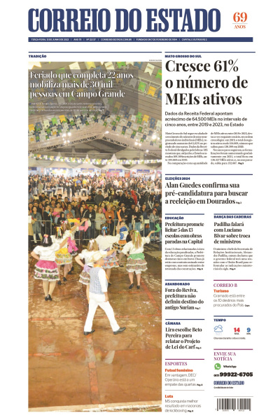 Correio do Estado - Edição de 13 de junho de 2023