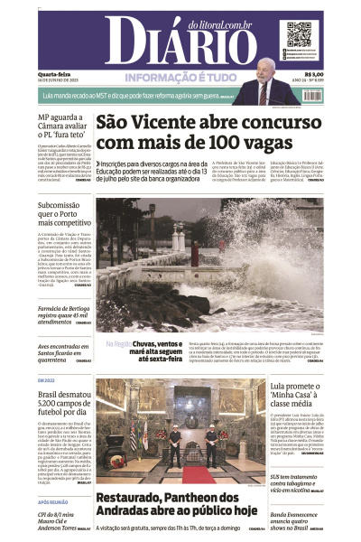 Diário do Litoral – Edição de 14 de junho de 2023