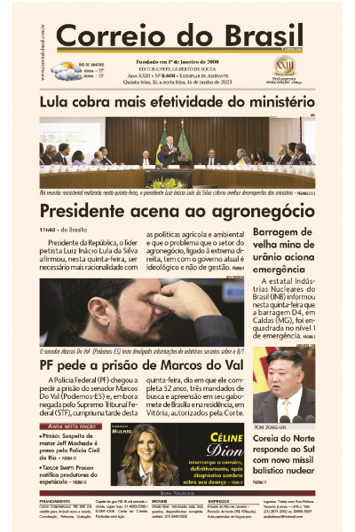 Correio do Brasil – Edição de 15 e 16 de junho de 2023