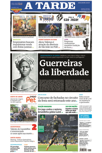 A TARDE - Edição de 18 de junho de 2023