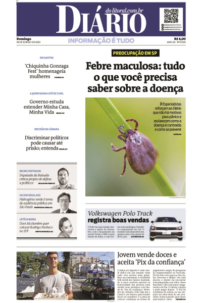 Diário do Litoral – Edição de 18 de junho de 2023