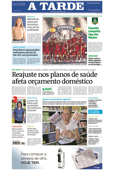 A TARDE - Edição de 19 de junho de 2023