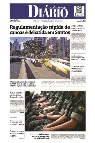 Diário do Litoral – Edição de 19 de junho de 2023