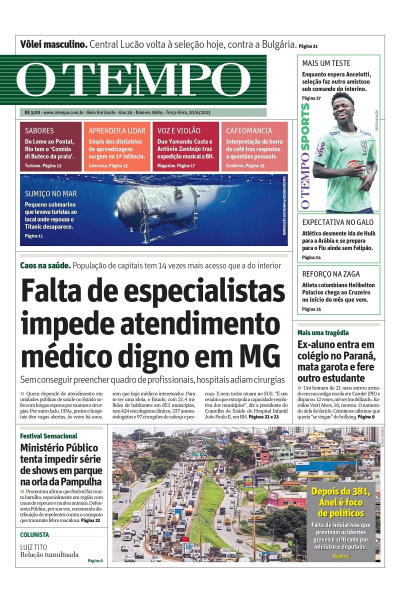 O TEMPO - Edição de 20 de junho de 2023