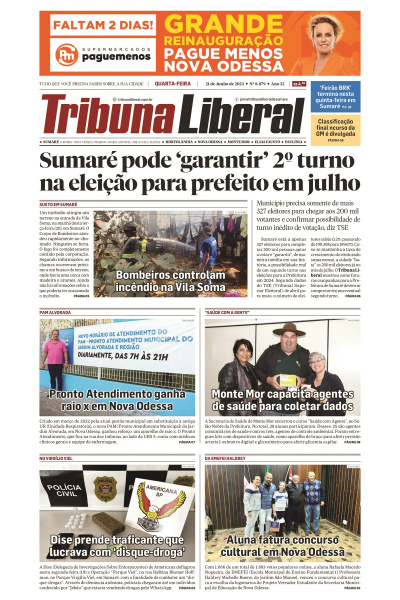 Tribuna Liberal - Edição de 21 de junho de 2023