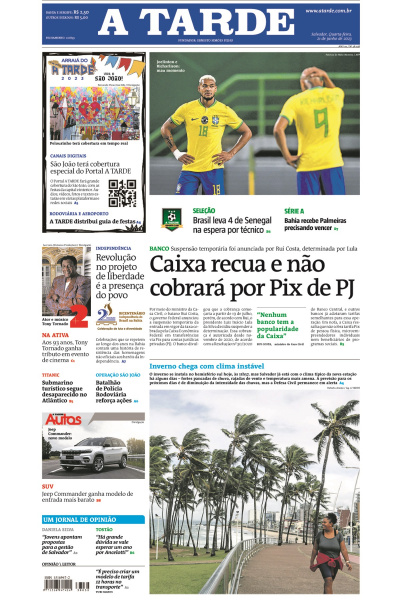A TARDE - Edição de 21 de junho de 2023