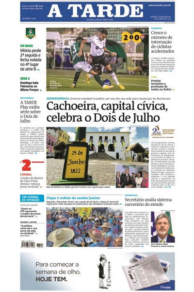 A TARDE - Edição de 26 de junho de 2023