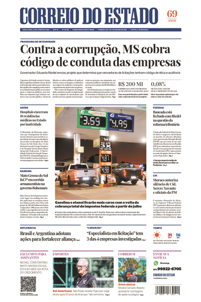 Correio do Estado - Edição de 27 de junho de 2023
