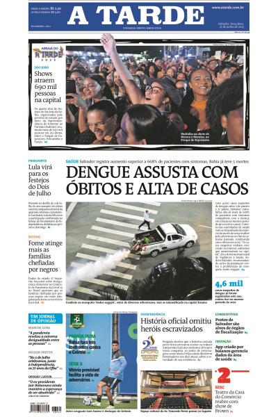 A TARDE - Edição de 27 de junho de 2023