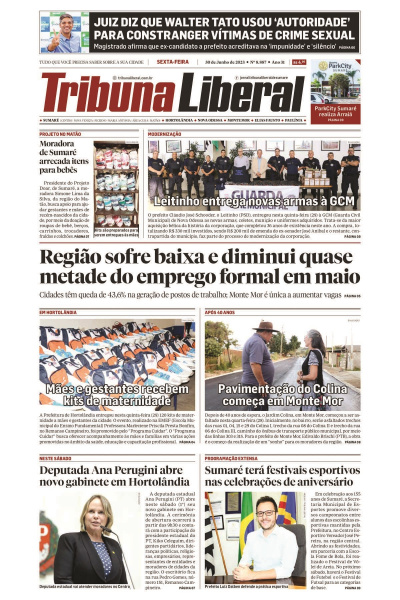 Tribuna Liberal - Edição de 30 de junho de 2023