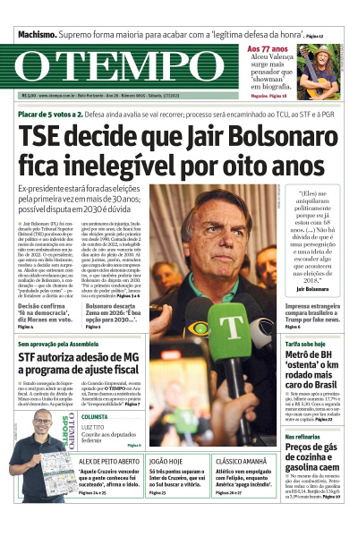 O TEMPO - Edição de 01 de julho de 2023